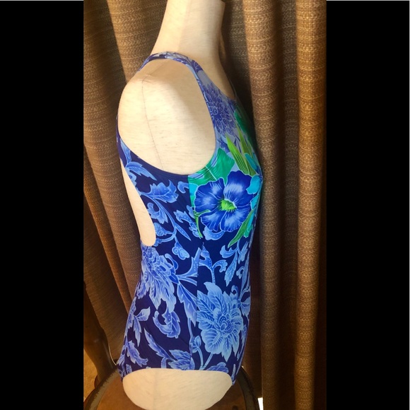 ELIZABETH STEWART ONE PIECE SWIMSUIT SIZE 12 - Picture 5 of 7